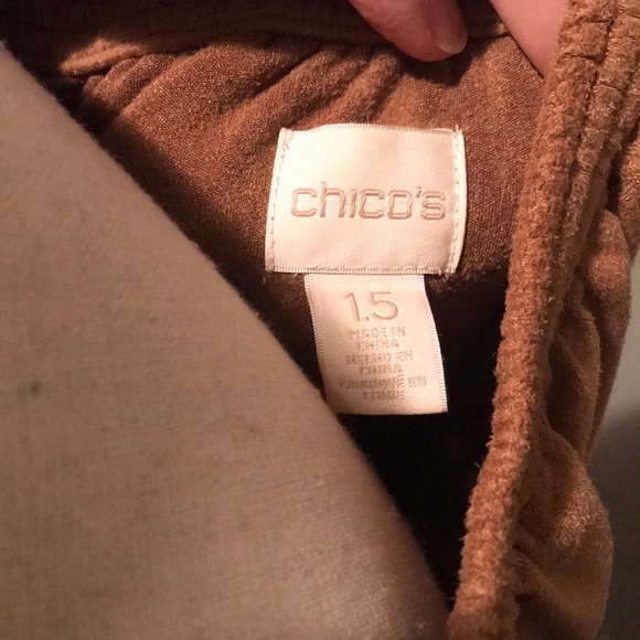 Faux Suede off the shoulder dress by Chico’s - Picture 2 of 8